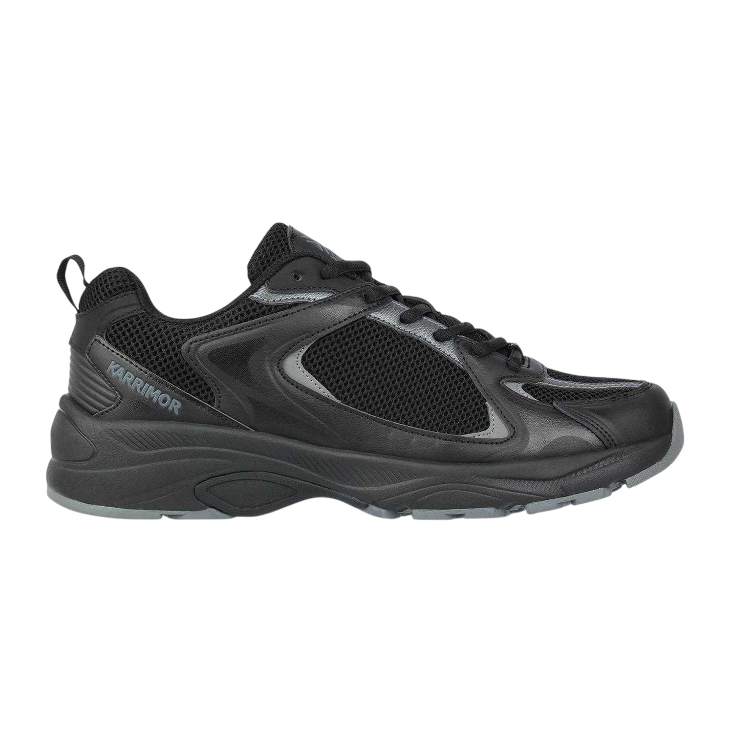 Black - Front - Karrimor Mens Lace Up Trainers