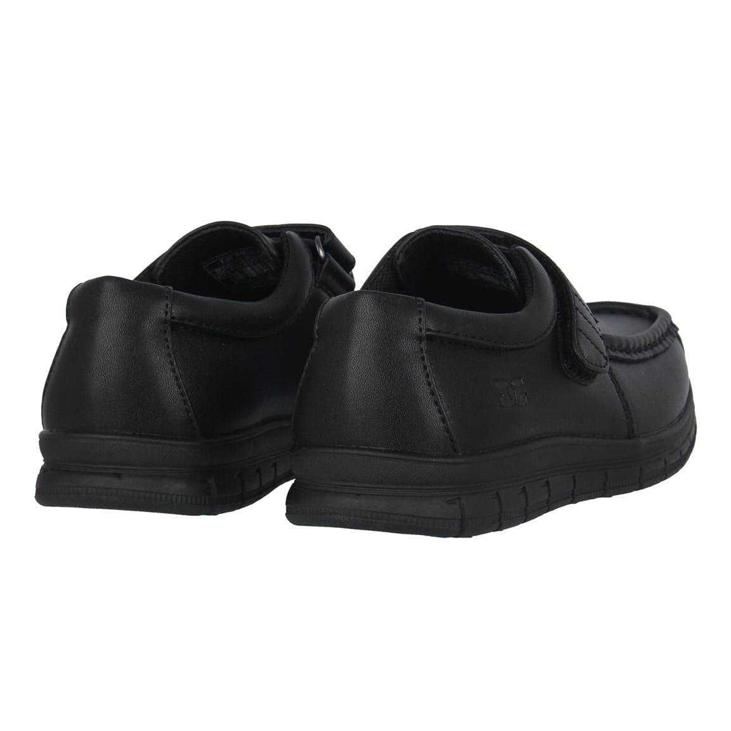 Black - Back - Giorgio Boys Bexley School Loafers