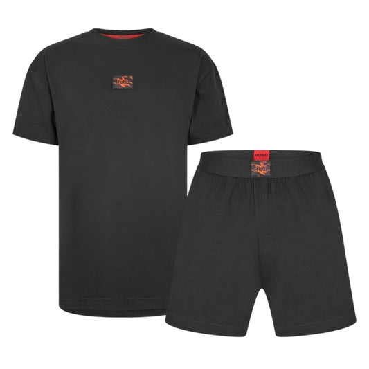 Black - Front - Hugo Mens Slim Swim Shorts