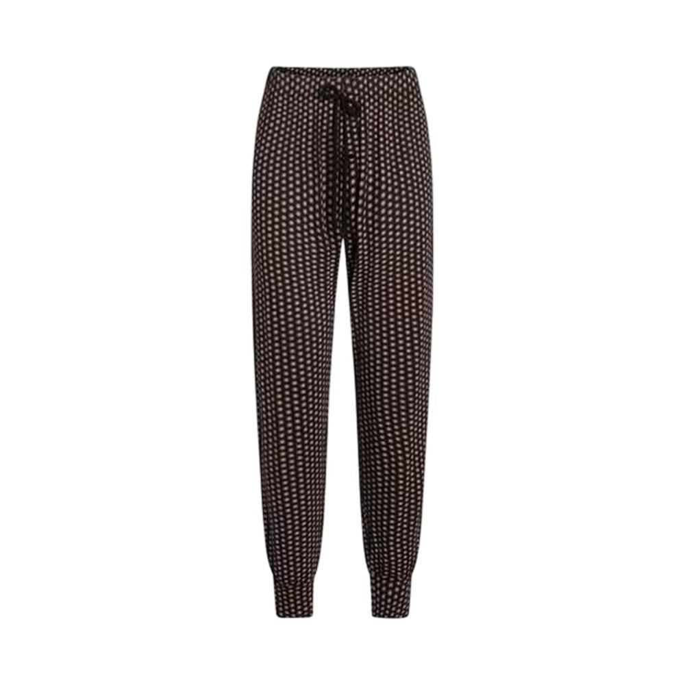 Black - Front - CCDK Copenhagen Womens-Ladies Johanne Diamond Pyjama Bottoms