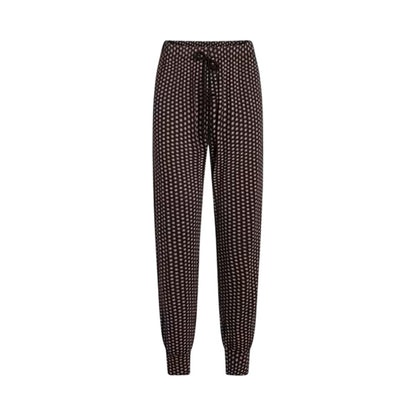 Black - Front - CCDK Copenhagen Womens-Ladies Johanne Diamond Pyjama Bottoms