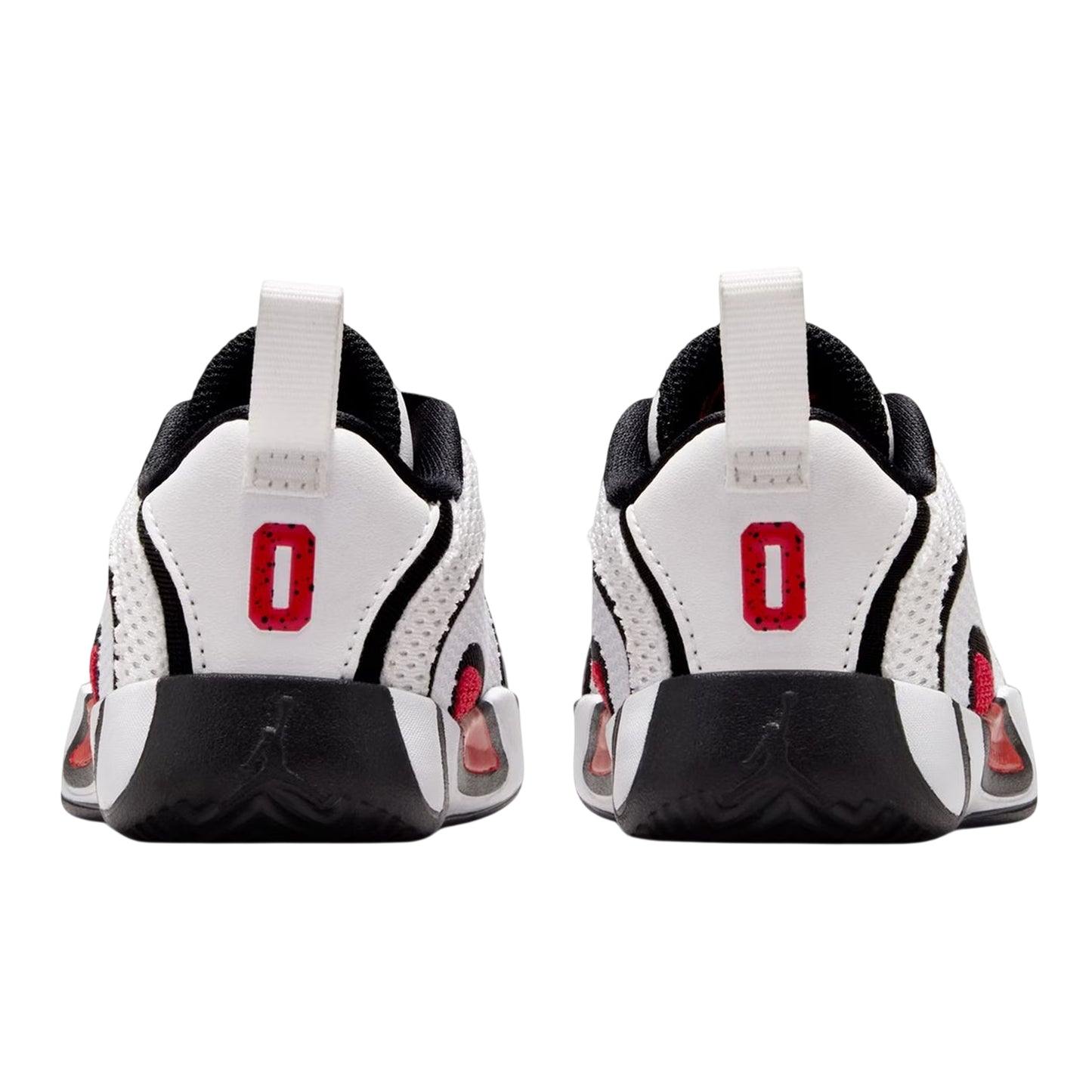 White-Red-Black - Back - Nike Childrens-Kids Air Jordan Tatum 4 Basketball Shoes