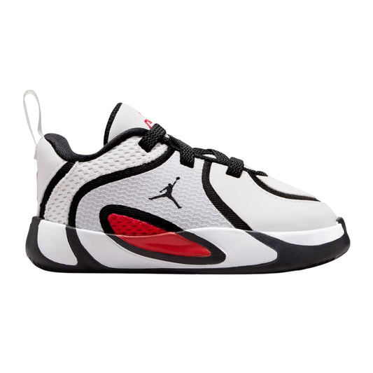 White-Red-Black - Front - Nike Childrens-Kids Air Jordan Tatum 4 Basketball Shoes