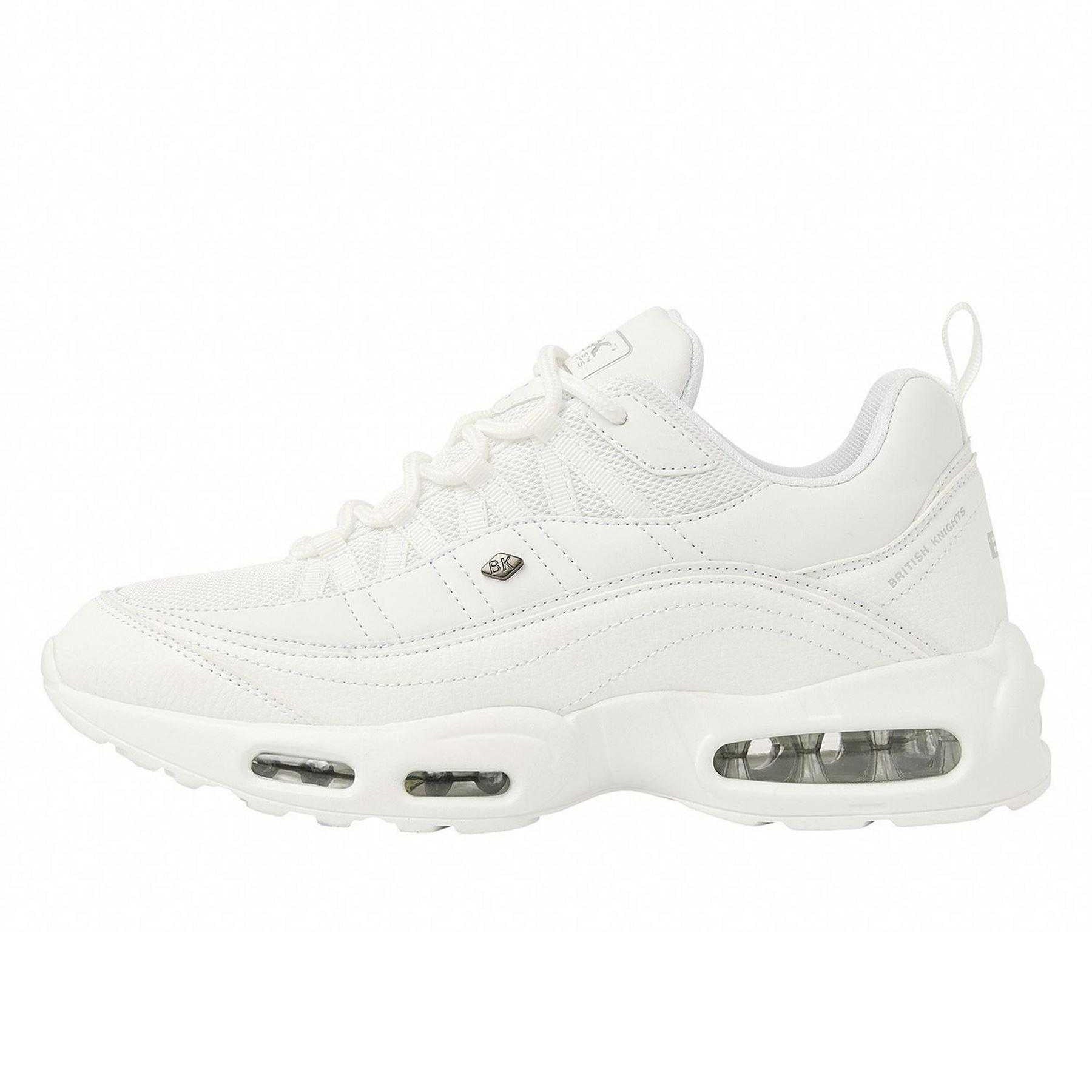 White - Back - British Knights Mens RISE Trainers