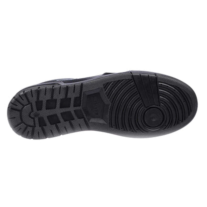 Black - Side - Lavair Mens Vadum Nappa Leather Trainers