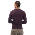 Purple - Back - Emporio Armani Mens Slim Long-Sleeved T-Shirt