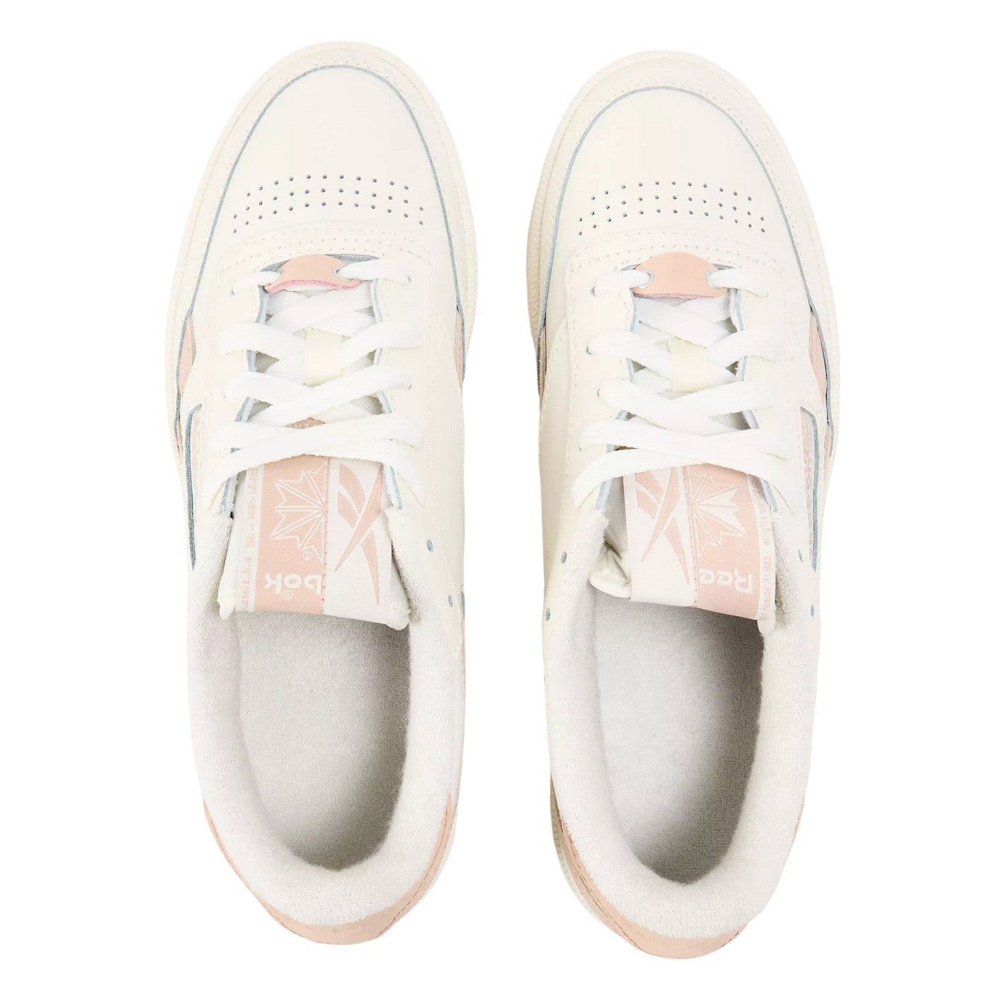 Chalk Pink - Side - Reebok Womens-Ladies Club C Revenge Trainers