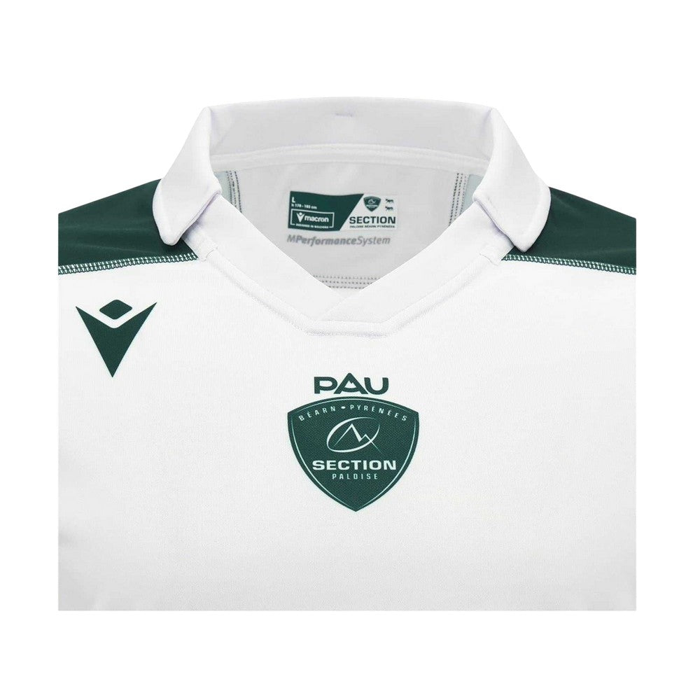 Multicoloured - Side - Section Paloise Mens 2023-24 Macron Rugby Shirt
