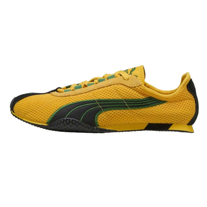 Yellow-Green - Side - Puma Mens Suede Low Trainers
