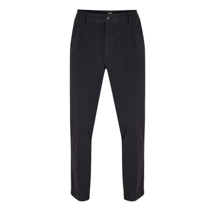Black - Front - Boss Mens H-Kane1 Straight Leg Trousers