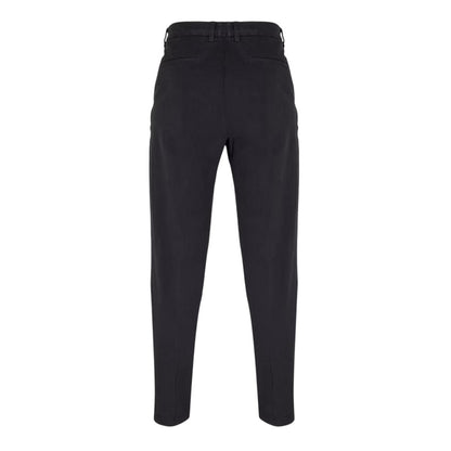 Black - Back - Boss Mens H-Kane1 Straight Leg Trousers