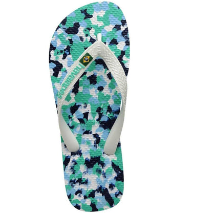 Lavender Blue - Back - Havaianas Unisex Adult Brasil Camouflage Flip Flops