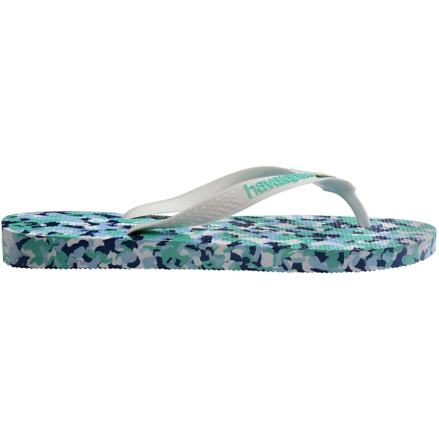 Lavender Blue - Front - Havaianas Unisex Adult Brasil Camouflage Flip Flops
