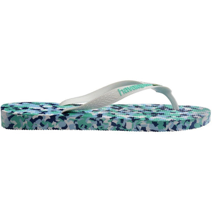 Lavender Blue - Front - Havaianas Unisex Adult Brasil Camouflage Flip Flops