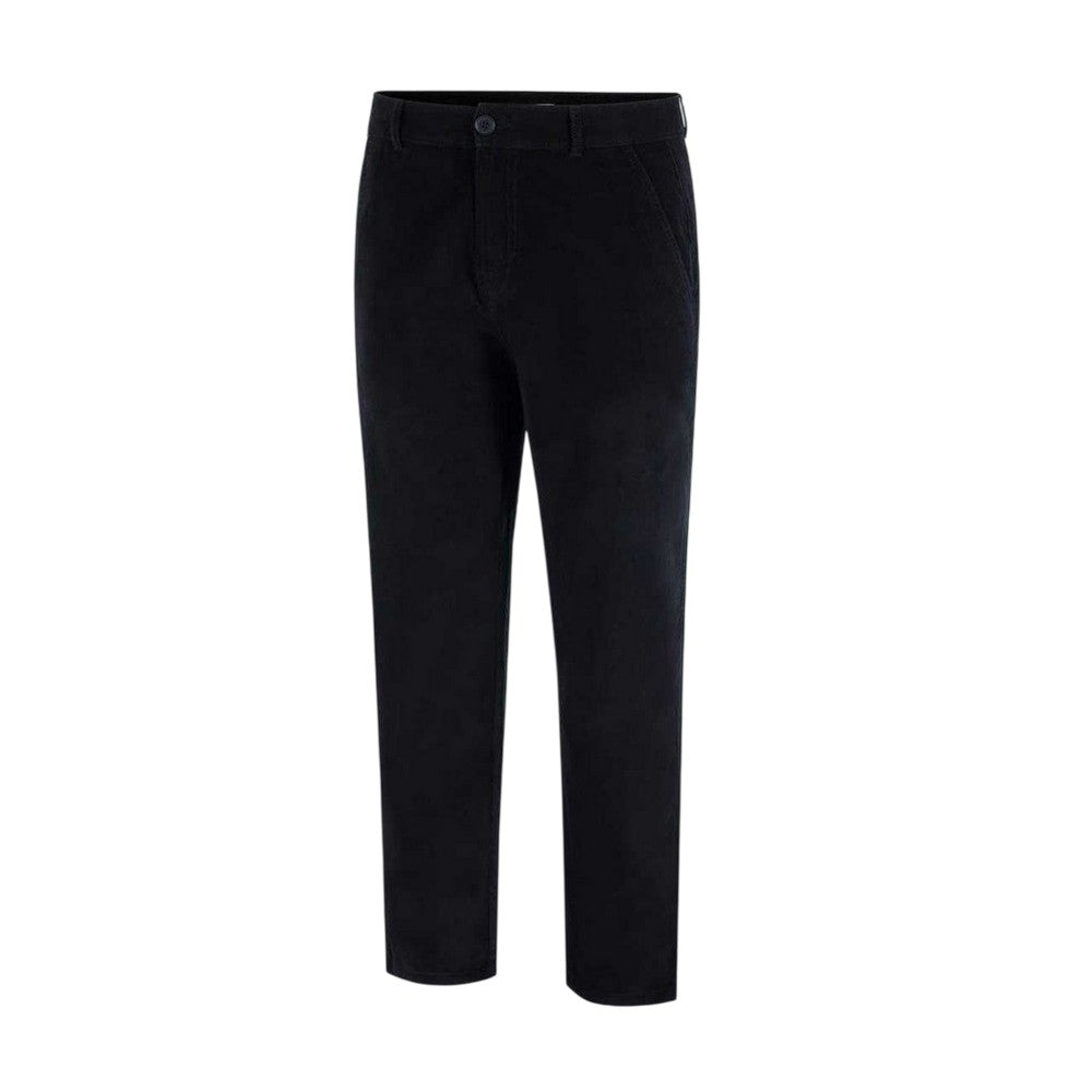 Black - Side - SoulCal Mens Corduroy Trousers