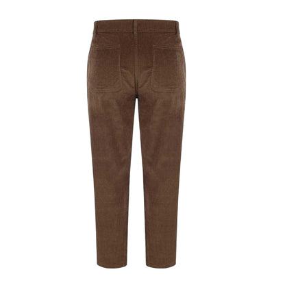 Brown - Back - SoulCal Mens Corduroy Trousers