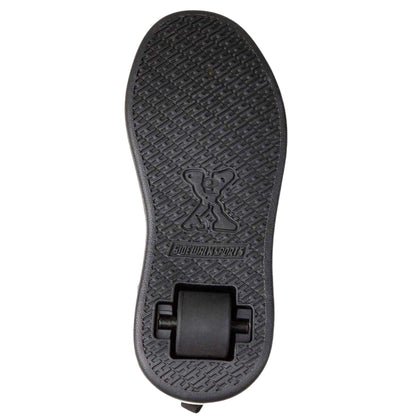 Black-White - Back - Sidewalk Sport Childrens-Kids Roller Skates