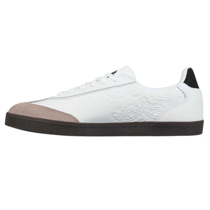 White - Back - Pretty Green Mens Moorgate Leather Trainers