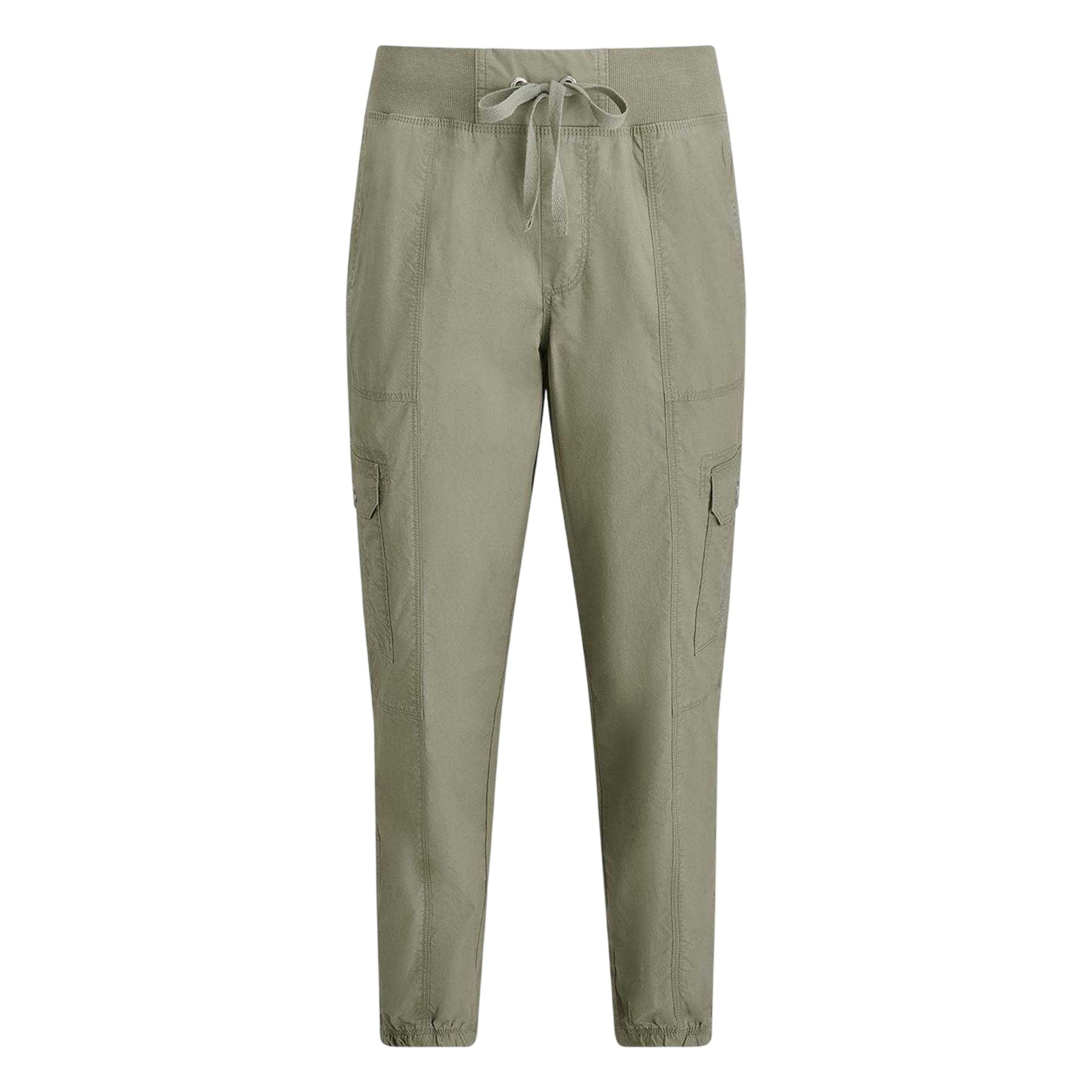 Bayleaf - Front - DKNY Womens-Ladies Drawstring Waist Cargo Jogging Bottoms