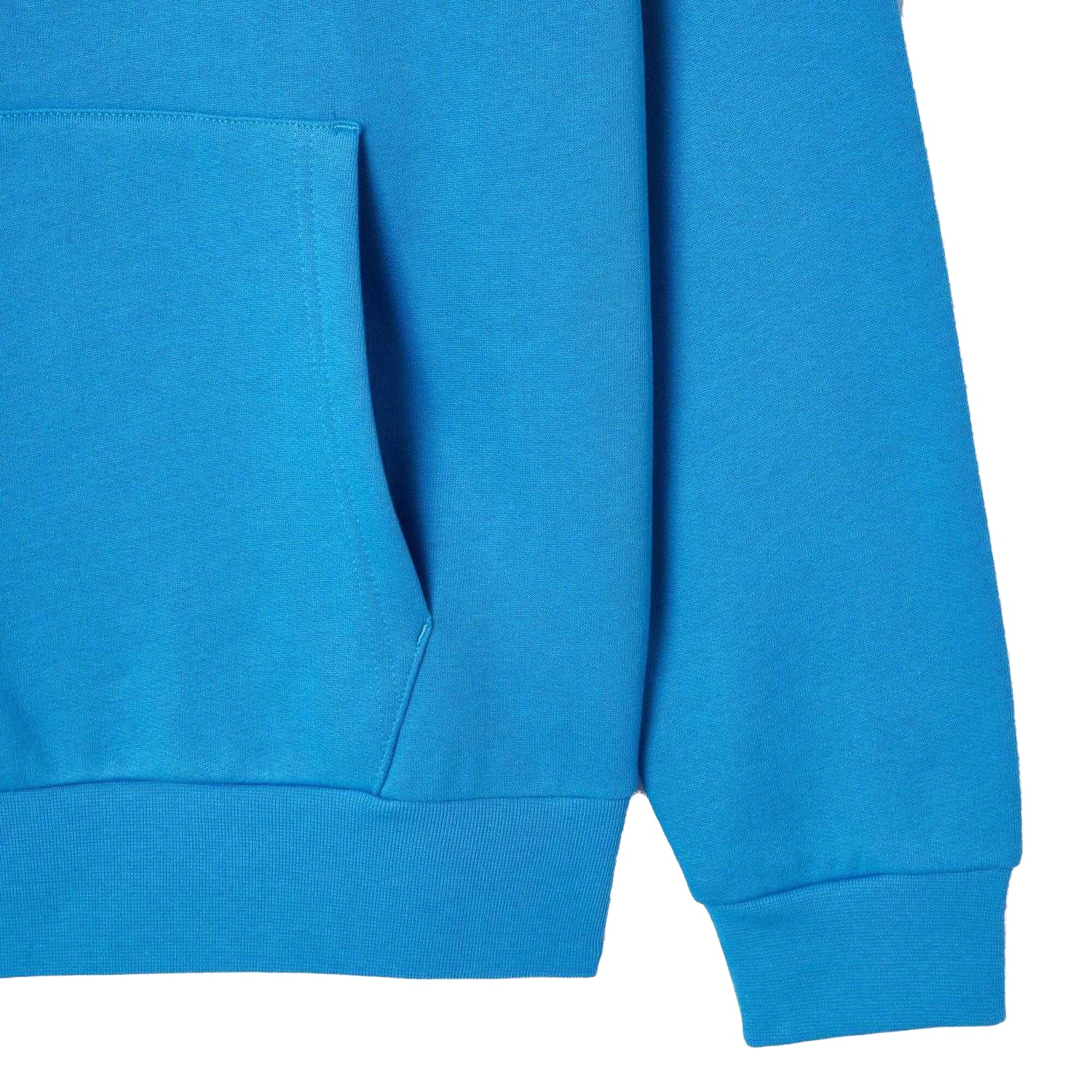 Blue - Pack Shot - Lacoste Mens Organic Cotton Hoodie