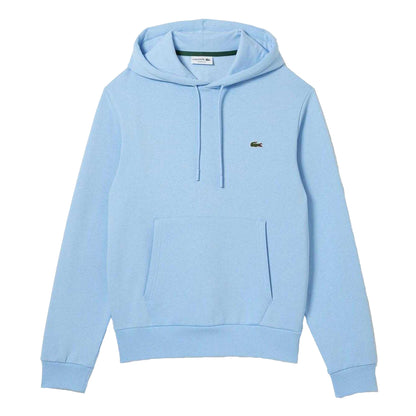 Light Blue - Front - Lacoste Mens Organic Cotton Hoodie