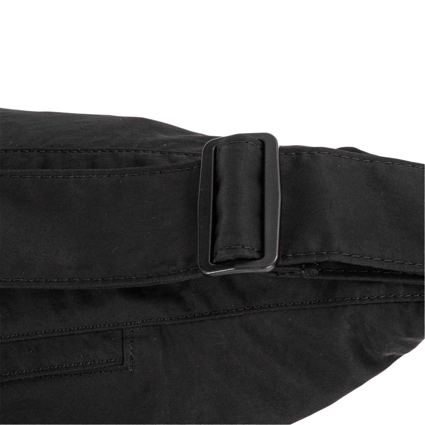 Black - Side - Firetrap Plain Crossbody Bag