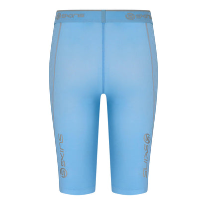 Blue - Back - Skins Mens A200 Fitted Tights