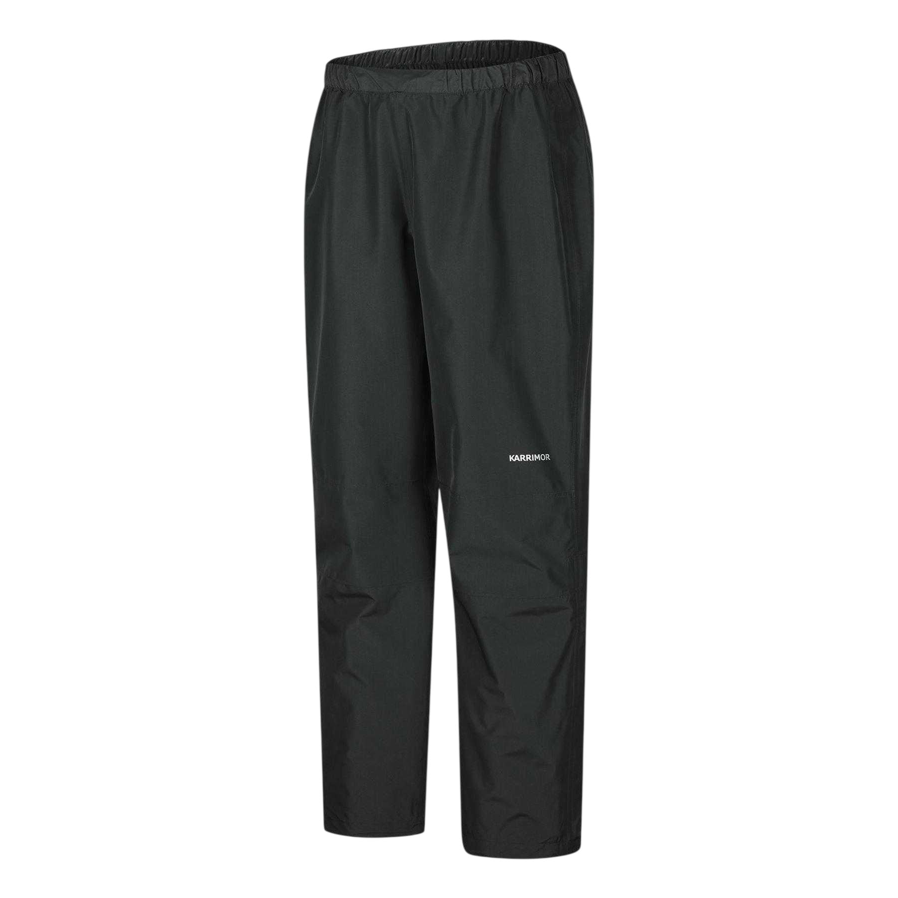 Black - Side - Karrimor Mens Water Resistant Zipped Trousers