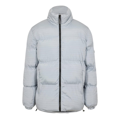 Grey - Front - 274 Studio Mens Quilted Zipped Puffer Jacket