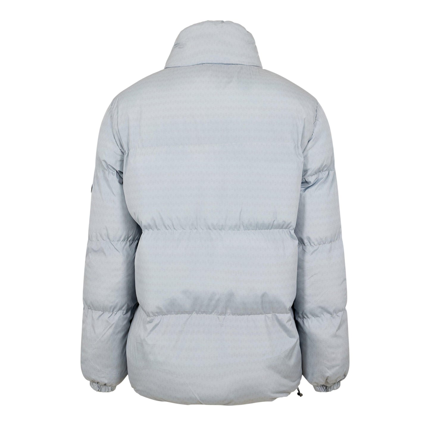 Grey - Back - 274 Studio Mens Quilted Zipped Puffer Jacket