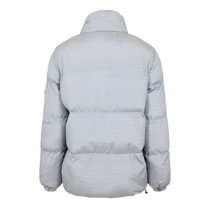 Grey - Back - 274 Studio Mens Quilted Zipped Puffer Jacket
