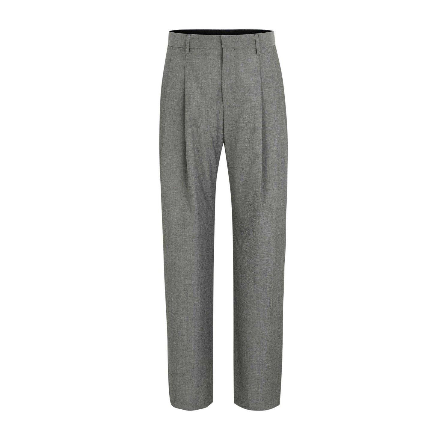 Black - Front - Boss Mens Tailored Trousers