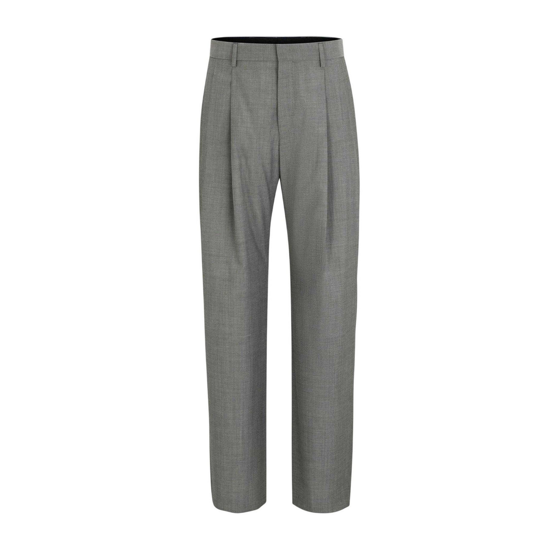 Black - Front - Boss Mens Tailored Trousers