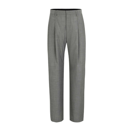 Black - Front - Boss Mens Tailored Trousers