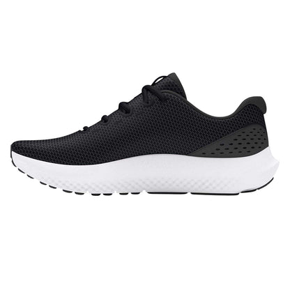 Black-White - Back - Under Armour Mens Ascend Logo Low Cut Shoes