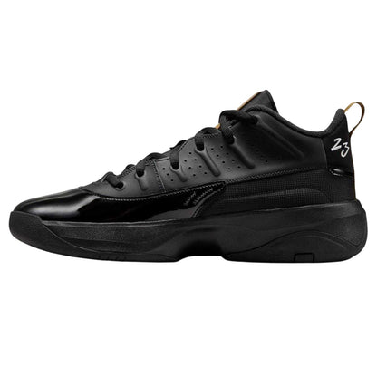 Black-Gold - Lifestyle - Nike Mens Air Jordan Max Aura 7 Leather Basketball Shoes
