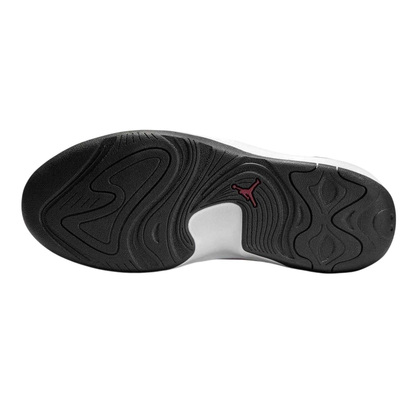 Black-Red - Side - Nike Mens Air Jordan Max Aura 7 Leather Basketball Shoes