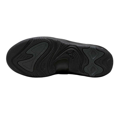 Black-Grey - Side - Nike Mens Air Jordan Max Aura 7 Leather Basketball Shoes