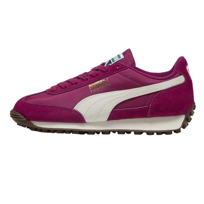 Berry-White - Back - Puma Womens-Ladies Easy Rider Suede Trainers