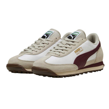 White-Burgundy - Lifestyle - Puma Womens-Ladies Easy Rider Suede Trainers