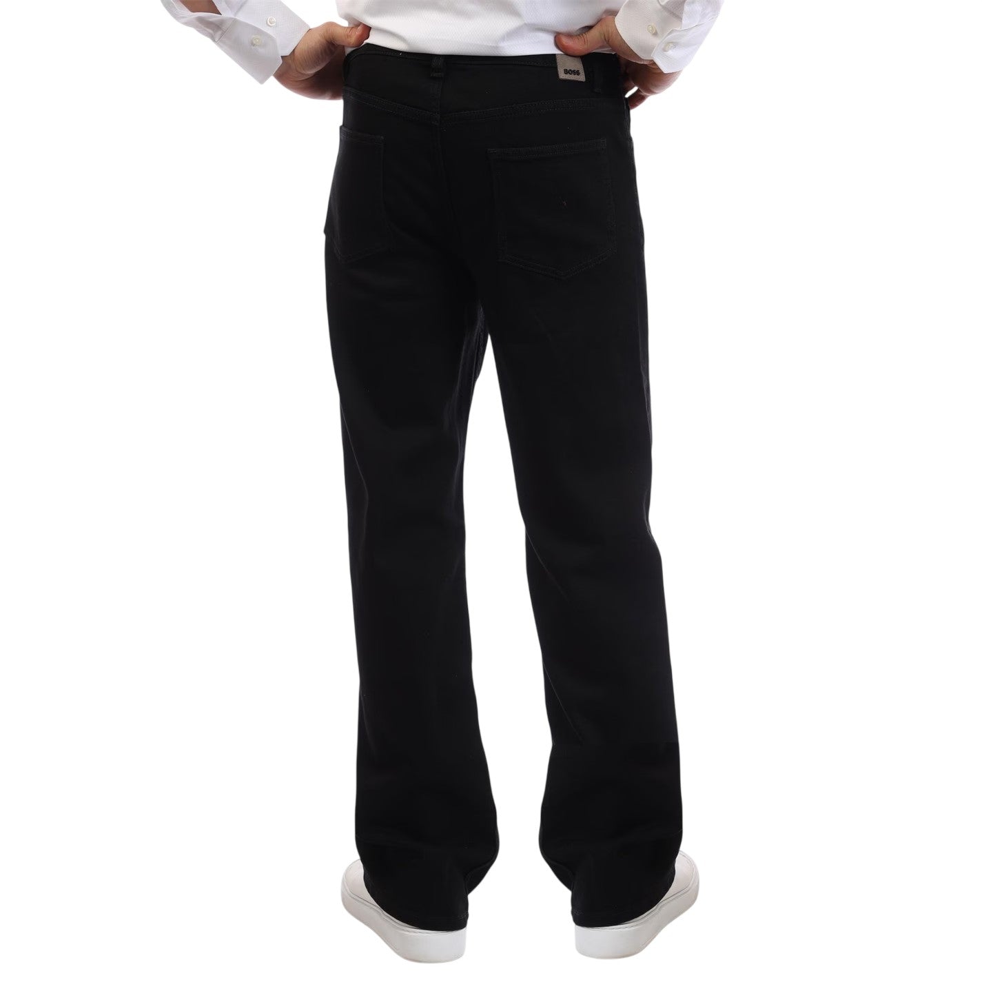 Black - Back - Boss Mens Crossroad Jeans