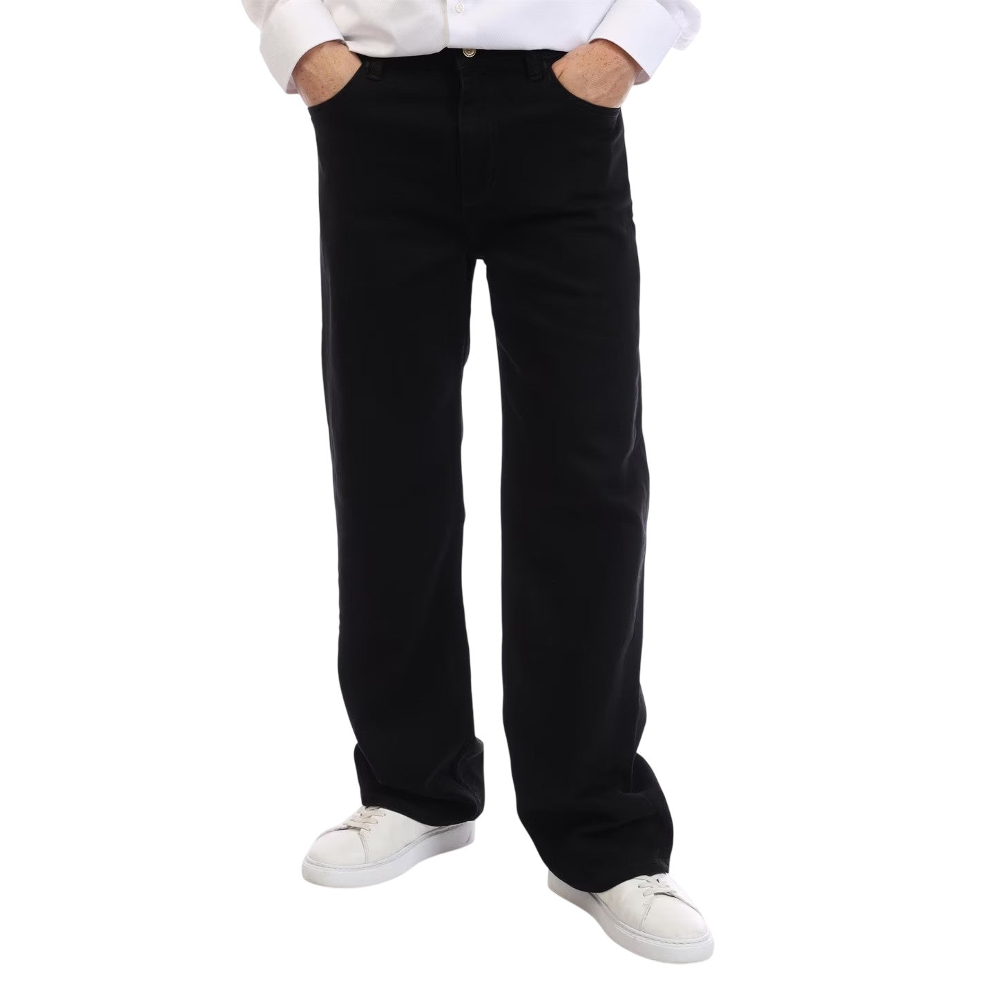 Black - Front - Boss Mens Crossroad Jeans