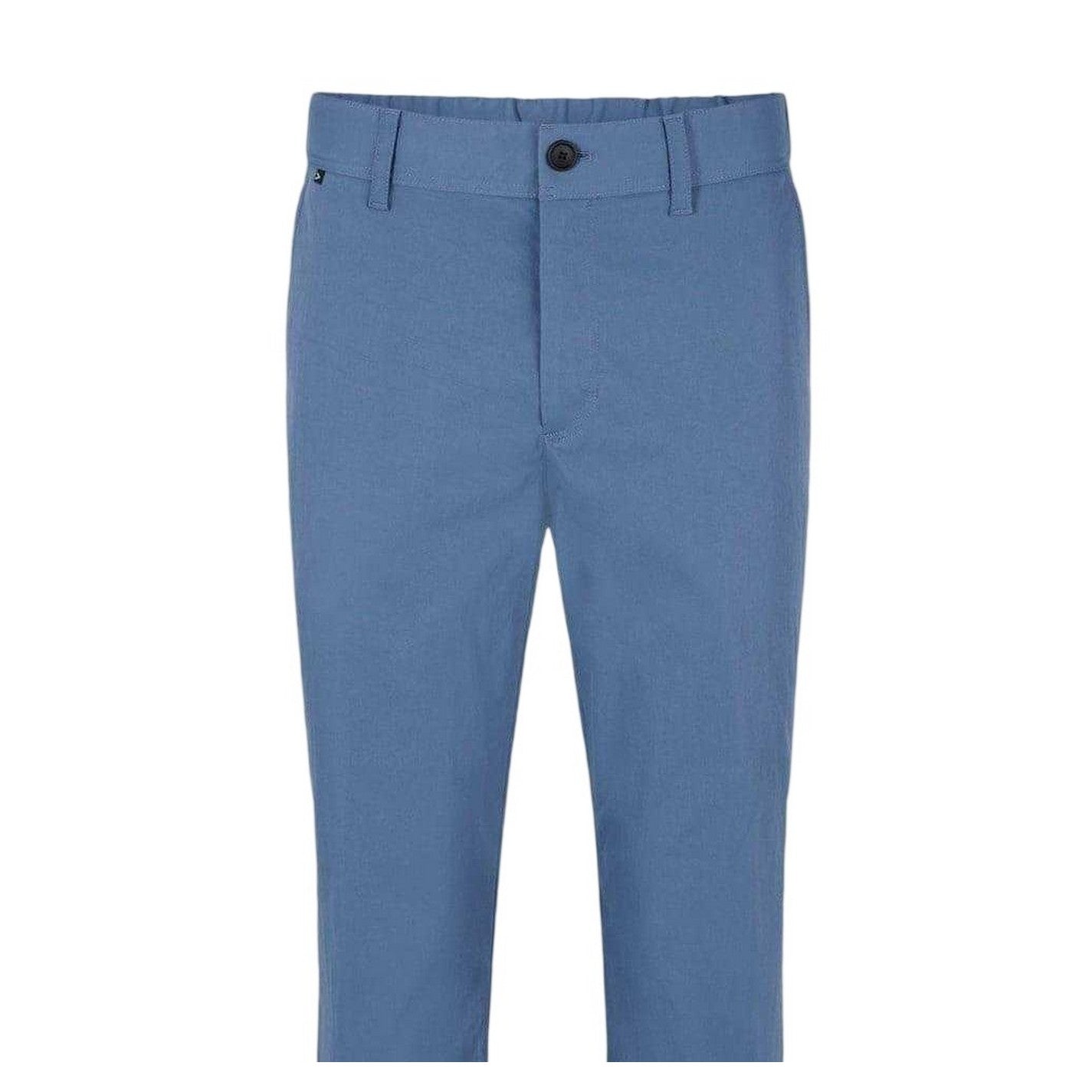 Bright Blue - Back - Boss Mens Perin Plain Trousers