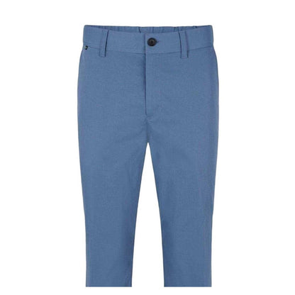 Bright Blue - Back - Boss Mens Perin Plain Trousers