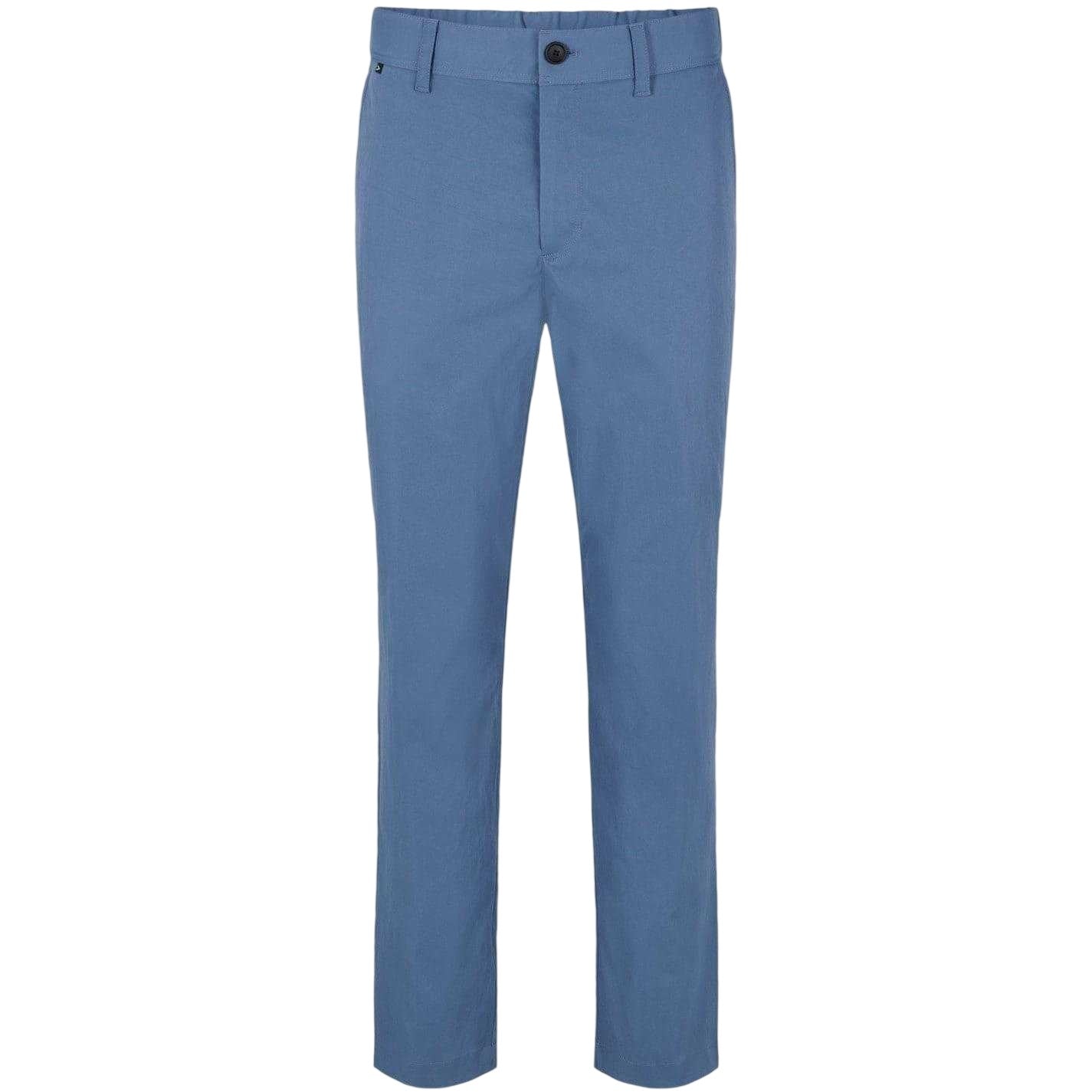 Bright Blue - Front - Boss Mens Perin Plain Trousers