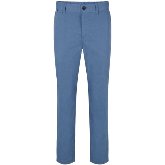Bright Blue - Front - Boss Mens Perin Plain Trousers