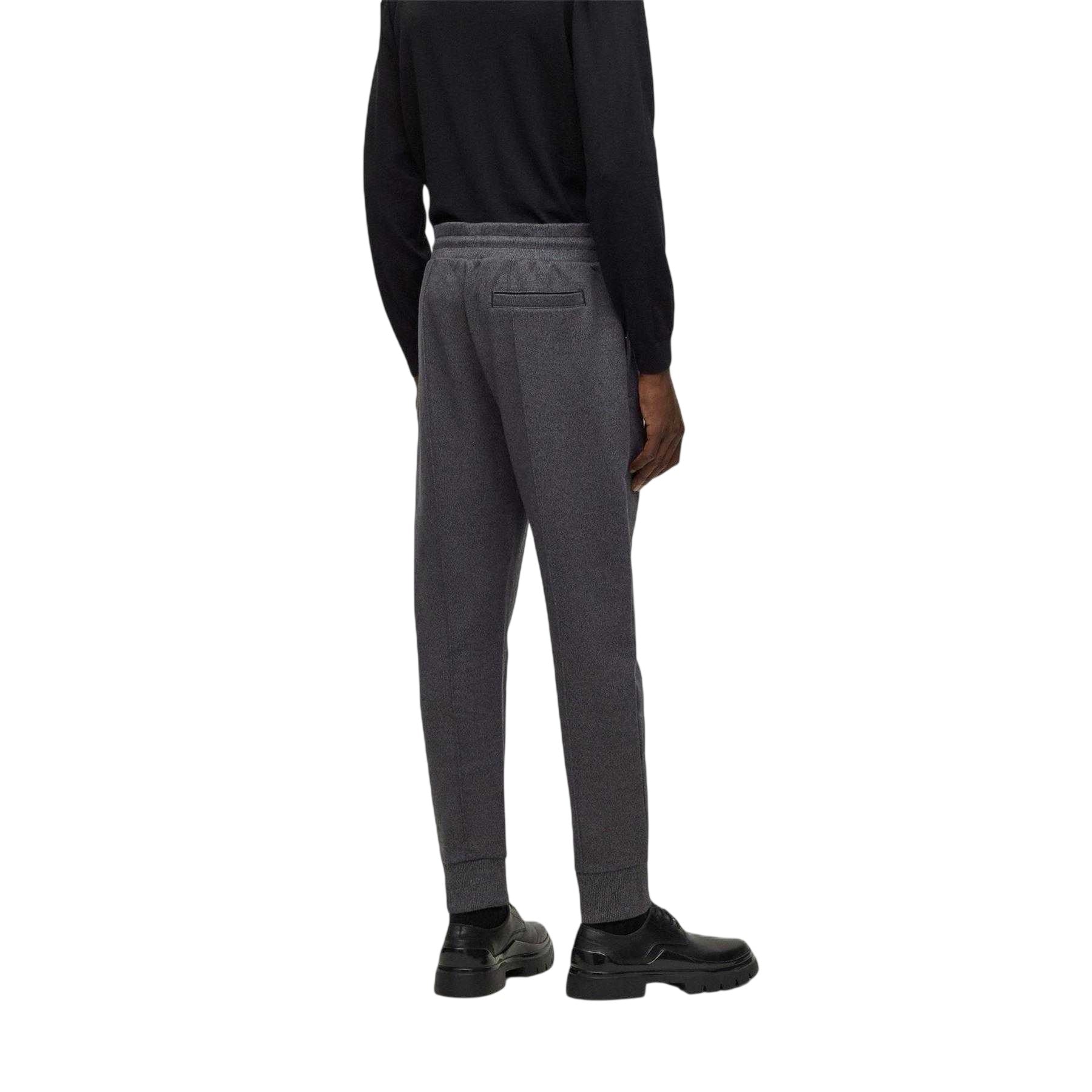 Black - Back - Boss Mens Lamont Fleece Joggers