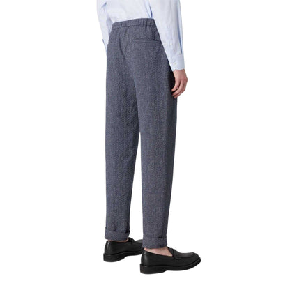 Navy - Back - Emporio Armani EA7 Mens Woven Trousers