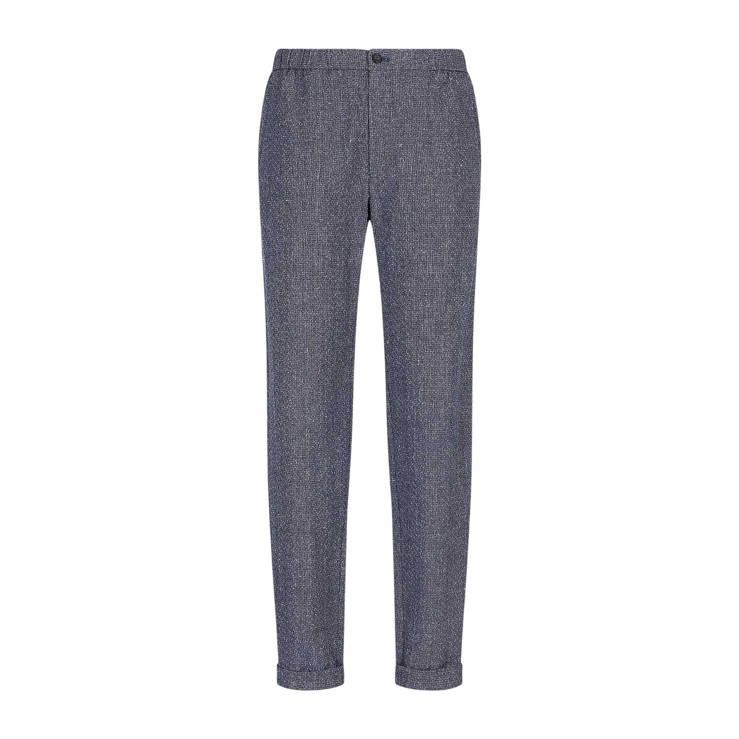 Navy - Front - Emporio Armani EA7 Mens Woven Trousers