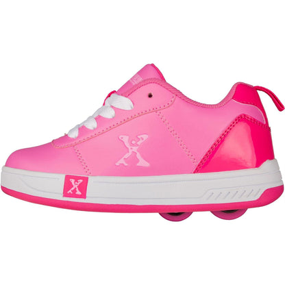 Pink - Side - Sidewalk Sport Childrens-Kids Lane Wheeled Sports Trainers
